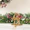 Glitzhome® Christmas Resin Tree and Reindeer Stocking Holder Set